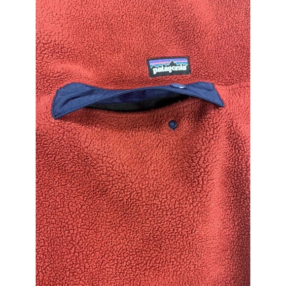 Patagonia Synchilla Snap-t Fleece Jacket Mens Size XL Red Outdoors Winter 2010s - Picture 5 of 8